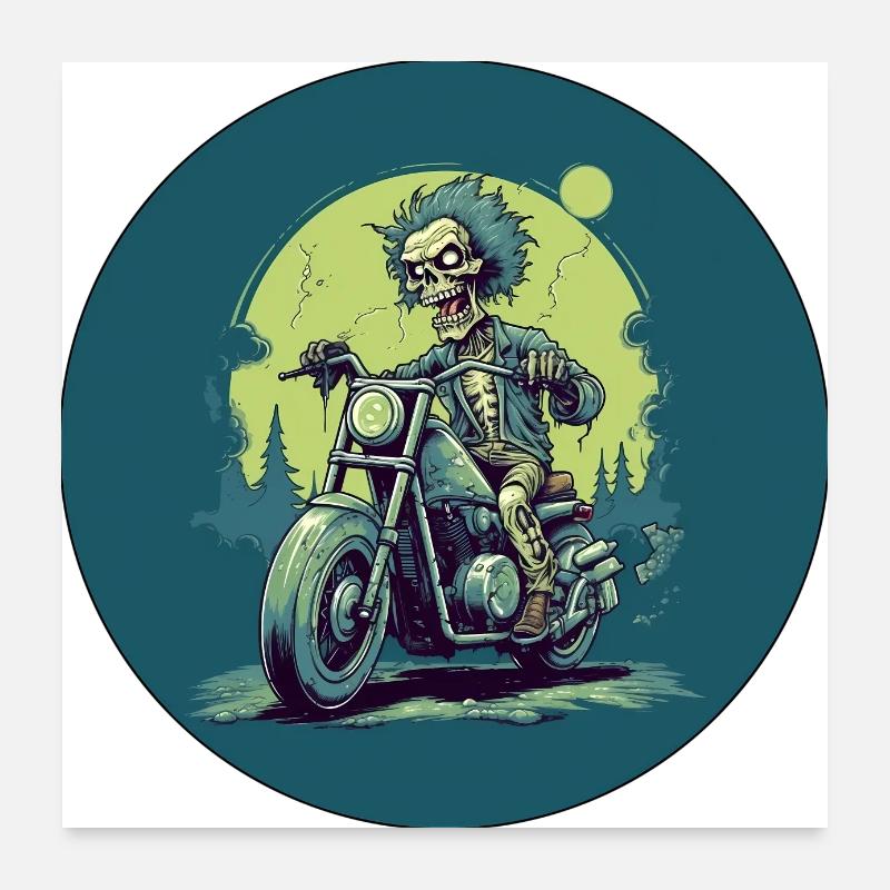 Dead Rider - Der Biker-Zombie Poster 60x60 cm