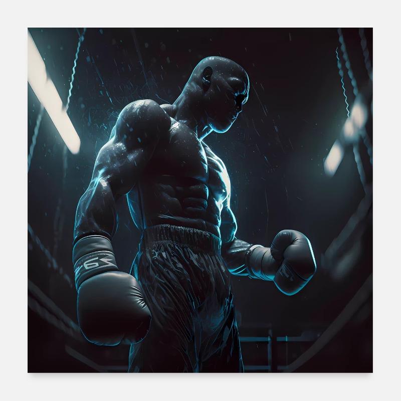 Boxing Artwork Poster 24" x 24" (60x60 cm)