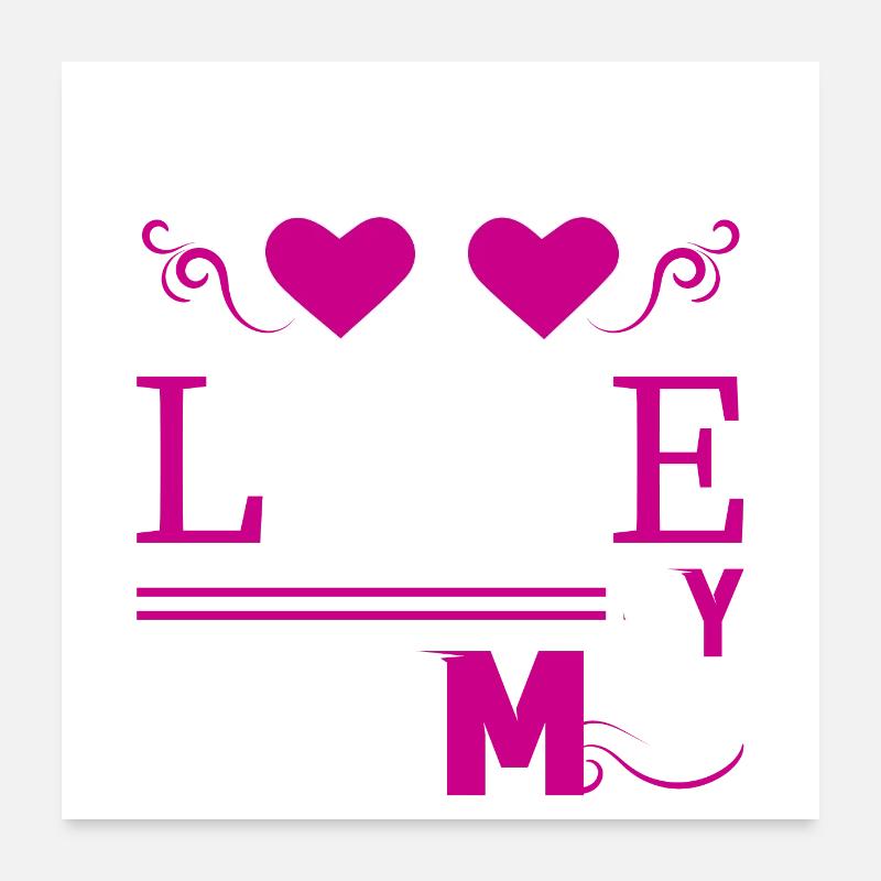 Ich liebe meine Mutter - Muttertagsgeschenke Poster 60x60 cm