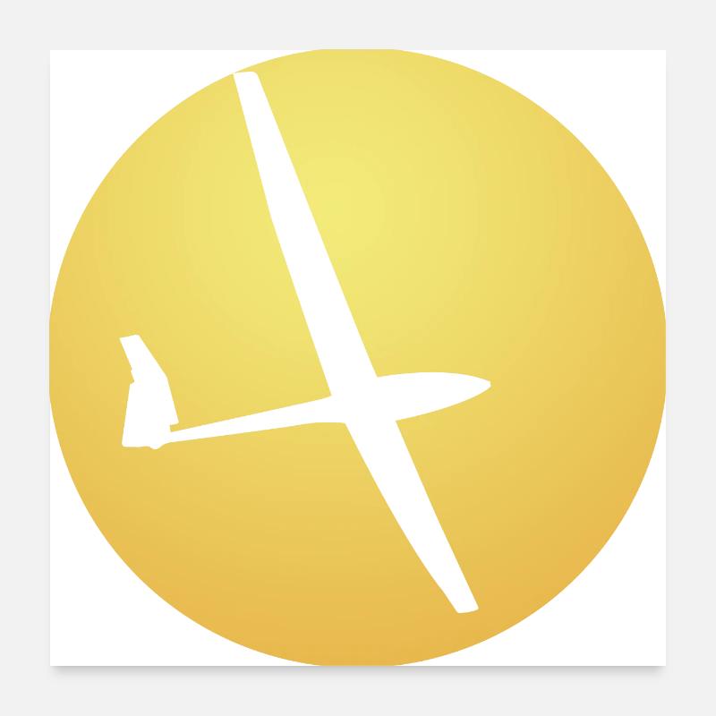 Glider Poster 24" x 24" (60x60 cm)
