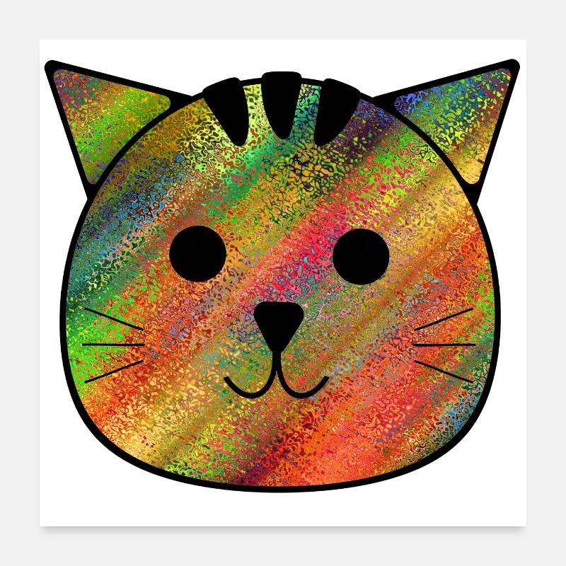 Le petit chat Otto Poster 60 x 60 cm