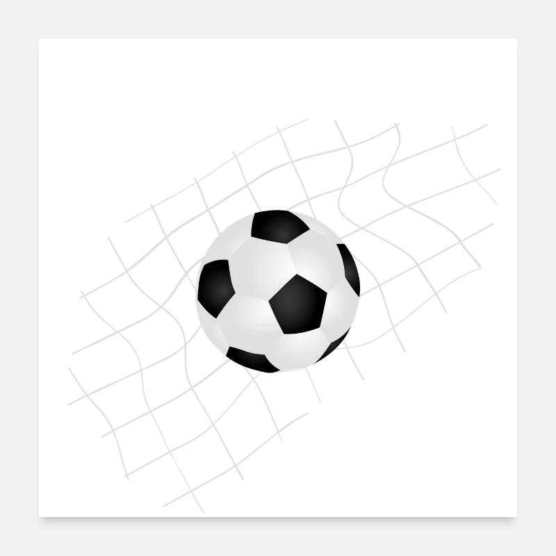 Fußball Poster 60x60 cm