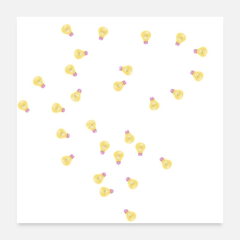 Lampenhai Poster 60x60 cm