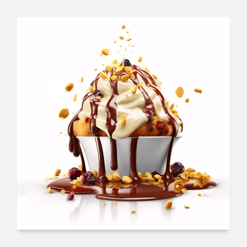 Sundae Poster 24" x 24" (60x60 cm)
