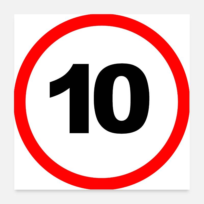 10 Design Poster 60x60 cm