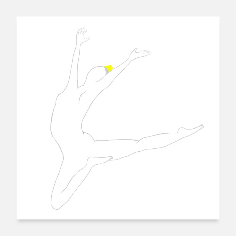 Valencian dancer Poster 24" x 24" (60x60 cm)