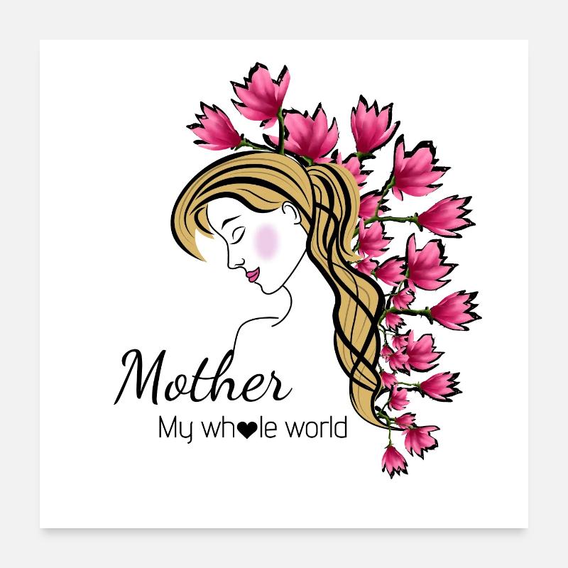 Blond Poster 60x60 cm