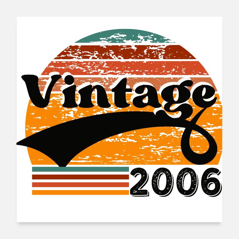 Vintage 2006 Poster 60 x 60 cm