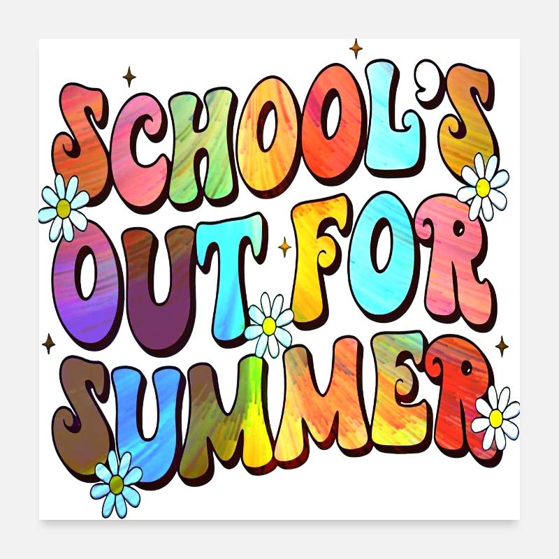 Abschlussfeier 2024 Abiturfeier Poster 60x60 cm