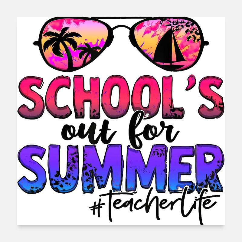 Abschlussfeier 2024 Abiturfeier Poster 60x60 cm