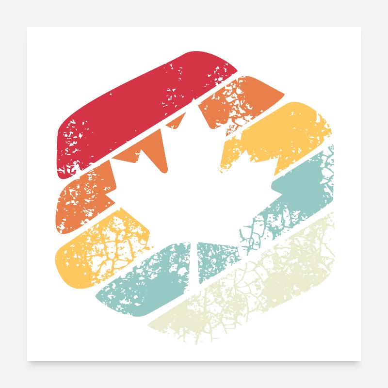 Kanada Vintage Geschenk Poster 60x60 cm