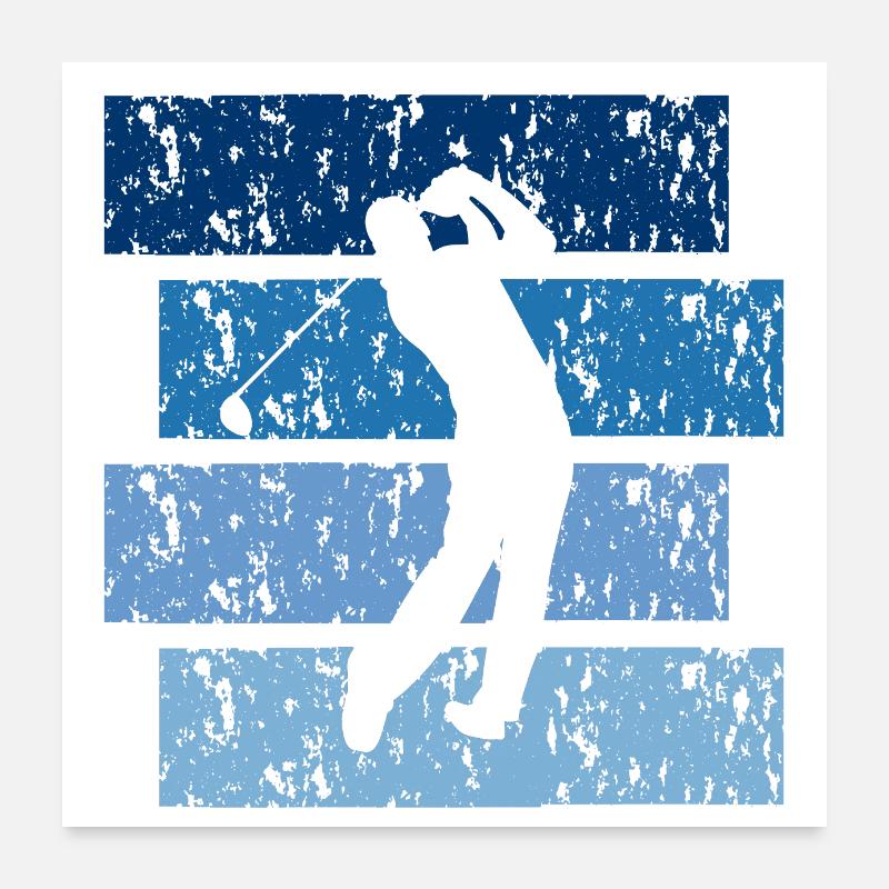 Golf gift Vintage Poster 24" x 24" (60x60 cm)