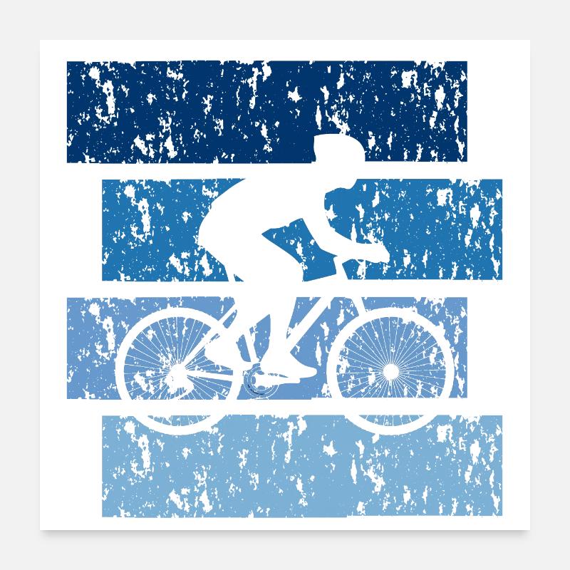 Vélo cadeau Vintage Poster 60 x 60 cm