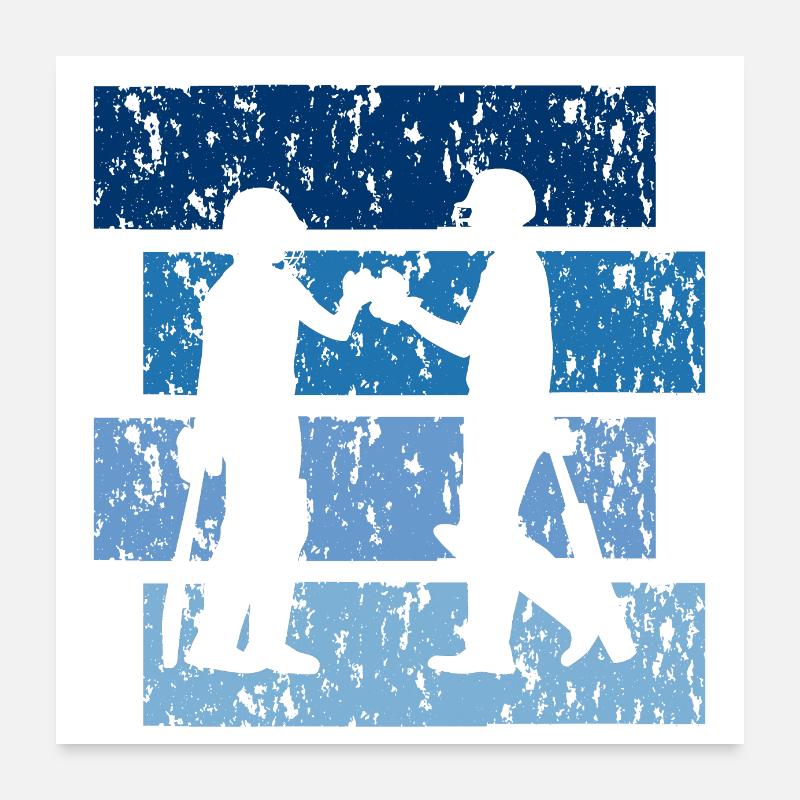 Vintage gift cricket Poster 24" x 24" (60x60 cm)