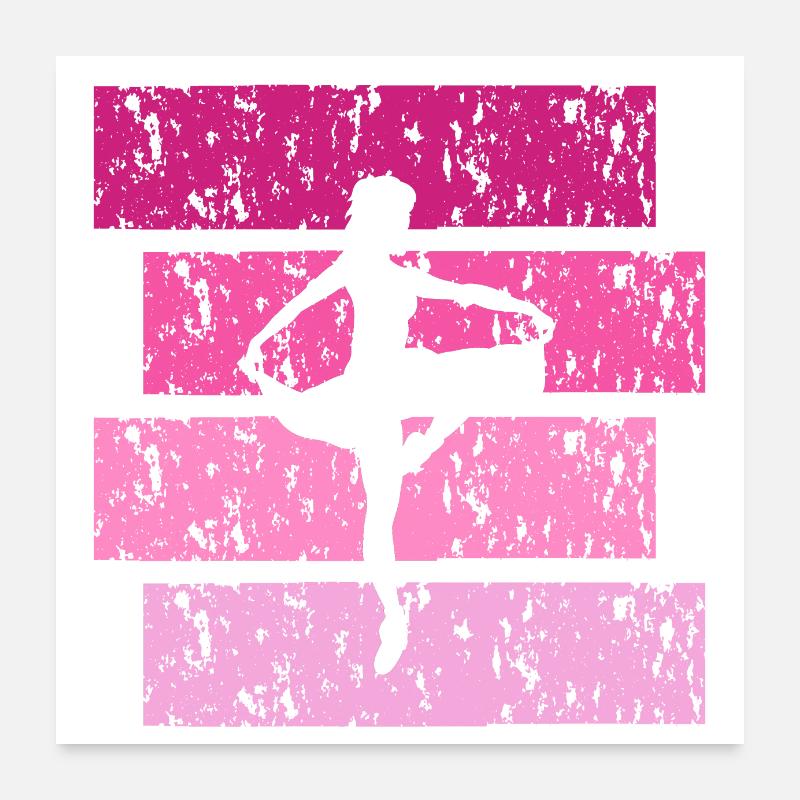 Classical dance gift Vintage Poster 24" x 24" (60x60 cm)