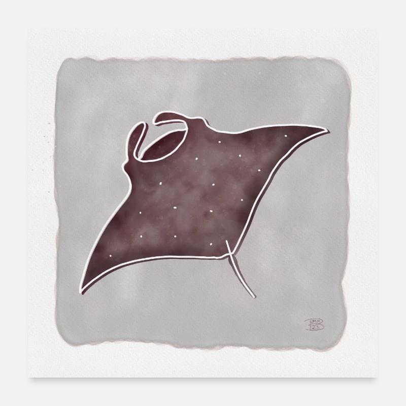 Mante Poster 60 x 60 cm