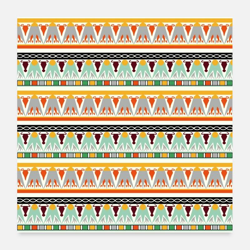 Modèle égyptien III Poster 60 x 60 cm