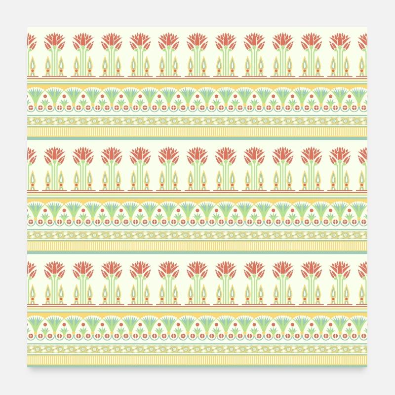 EGYPTIAN Pattern I Poster 24" x 24" (60x60 cm)