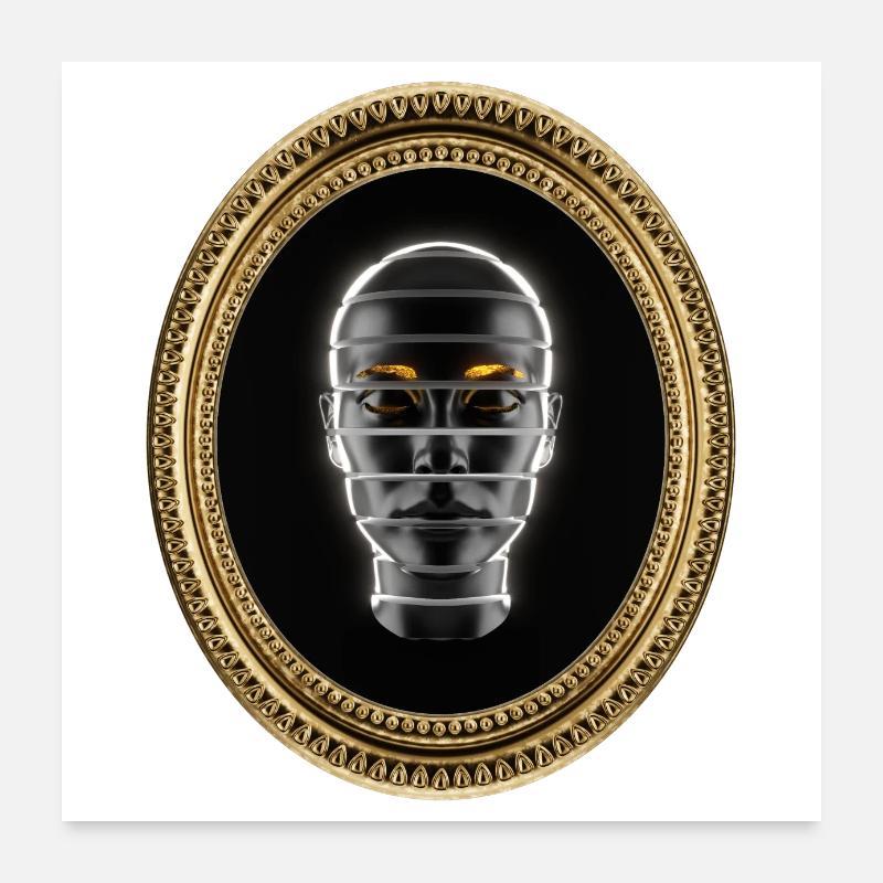 Statue Poster 60 x 60 cm