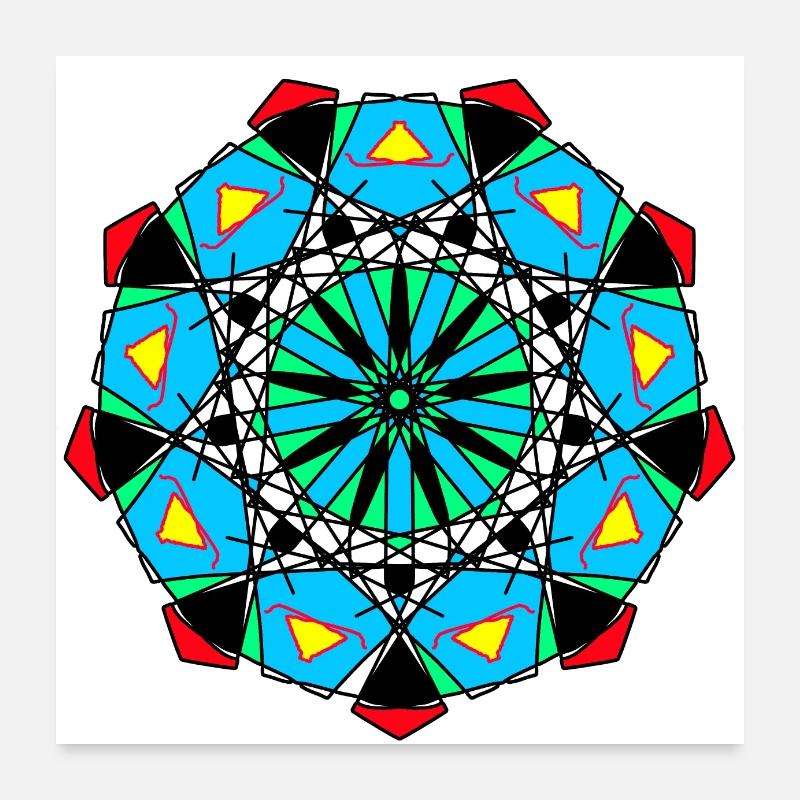 Pattern Poster 24" x 24" (60x60 cm)