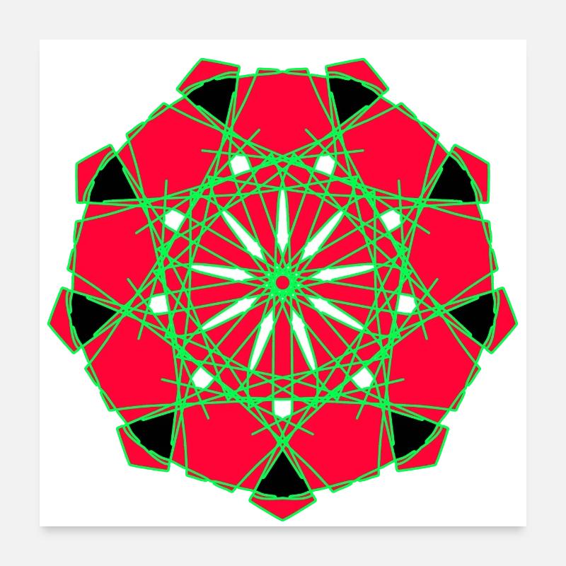 Pattern Poster 24" x 24" (60x60 cm)