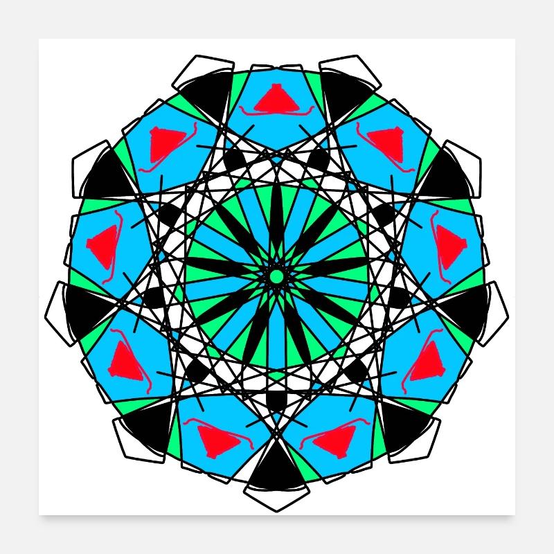 Pattern Poster 24" x 24" (60x60 cm)
