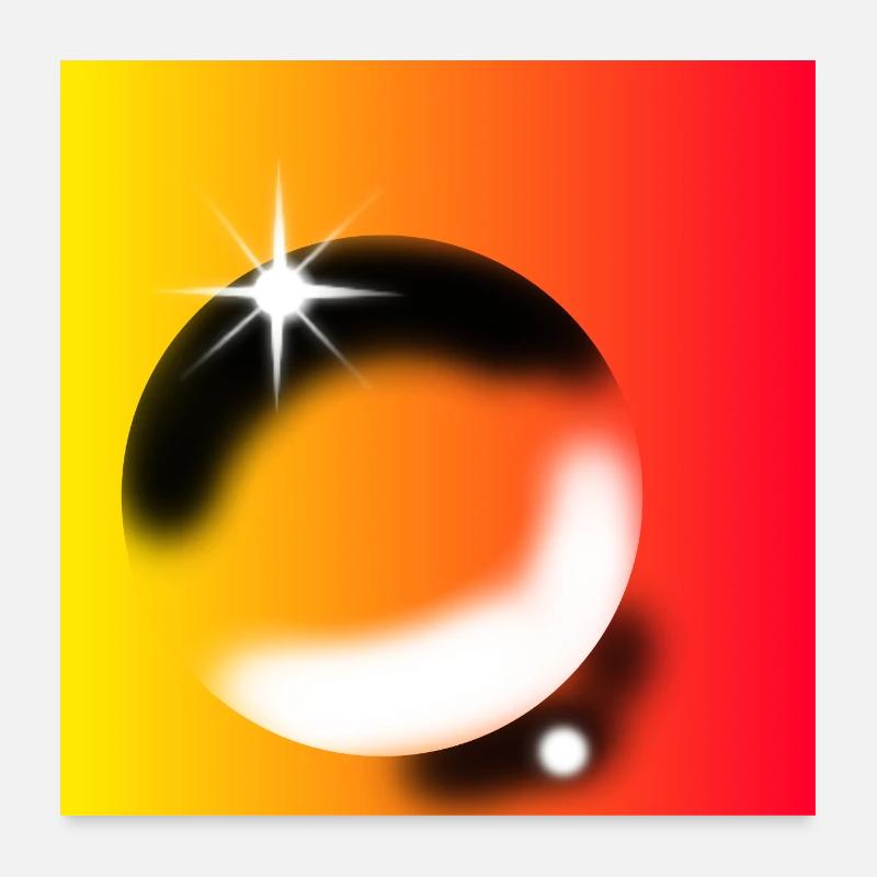 Modèle - Poster 60 x 60 cm - blanc