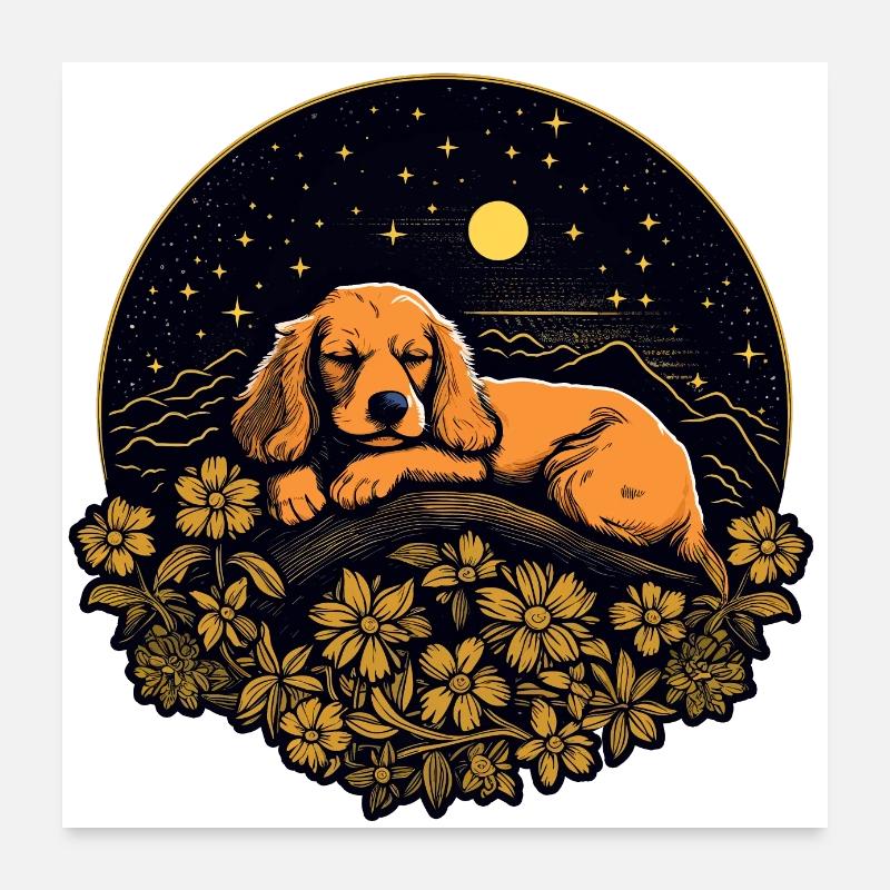 Sleeping Dog Poster 24" x 24" (60x60 cm)