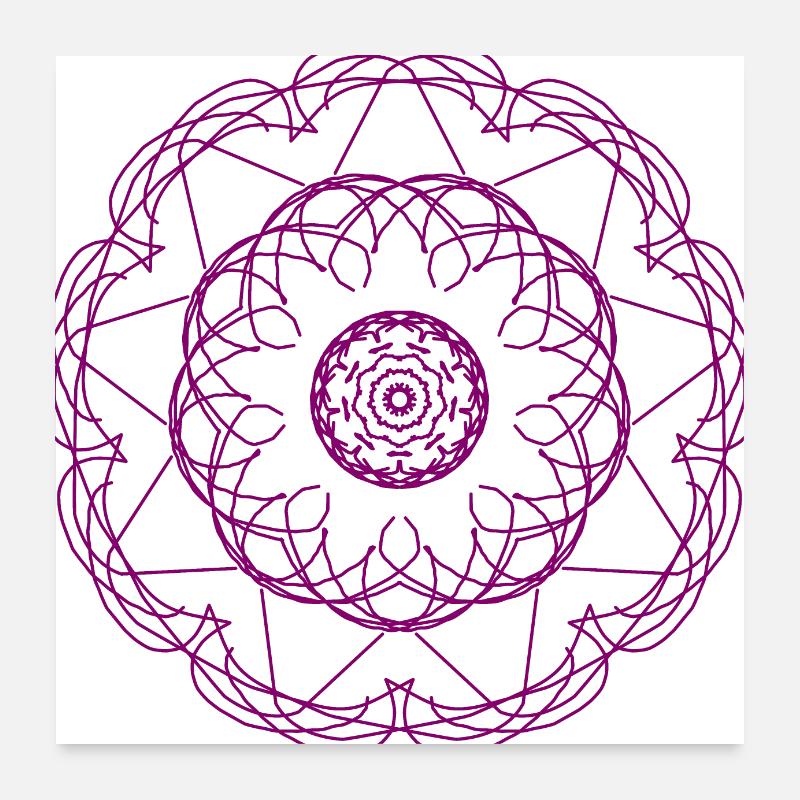 Pattern Poster 24" x 24" (60x60 cm)