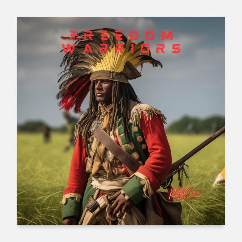 Freiheitskämpfer Poster 60x60 cm