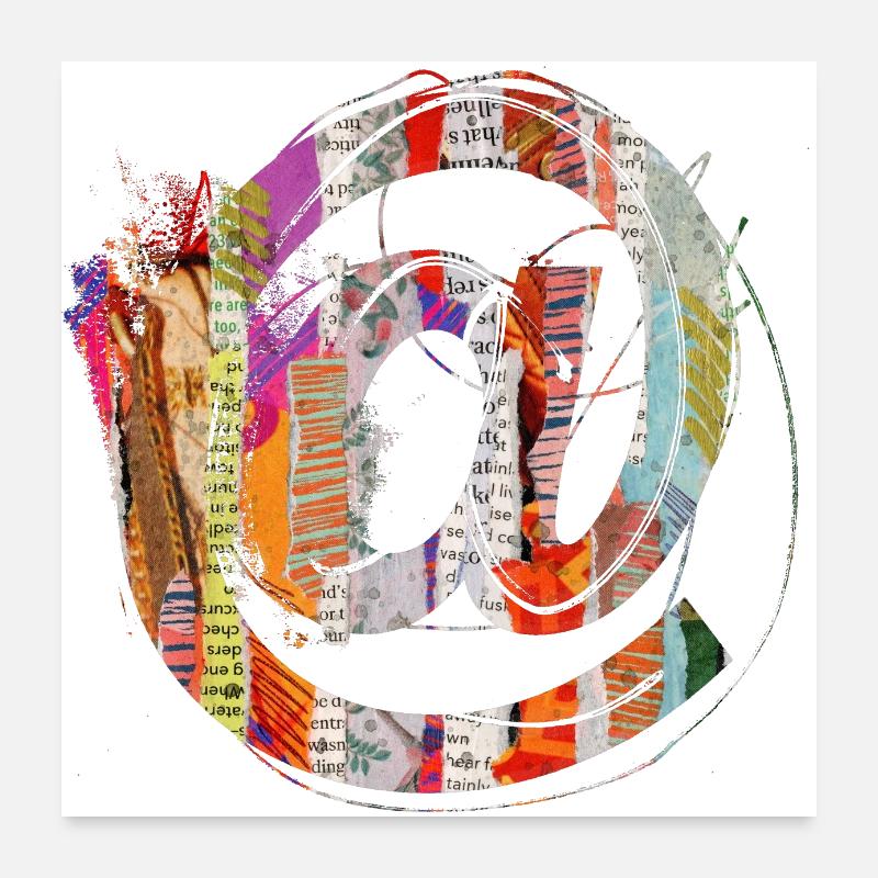 internet email www divertente meme grunge tech leters Poster 60x60 cm