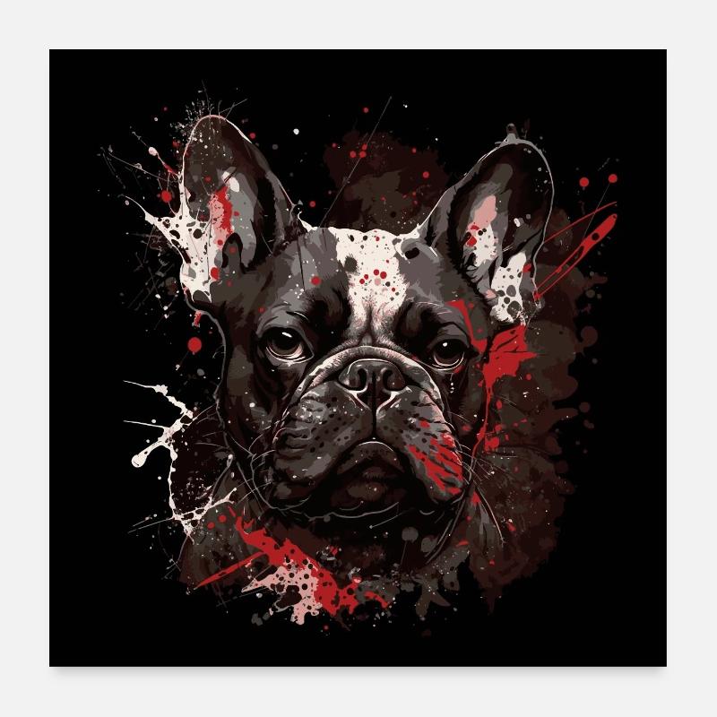 French Bulldog Poster 24" x 24" (60x60 cm)
