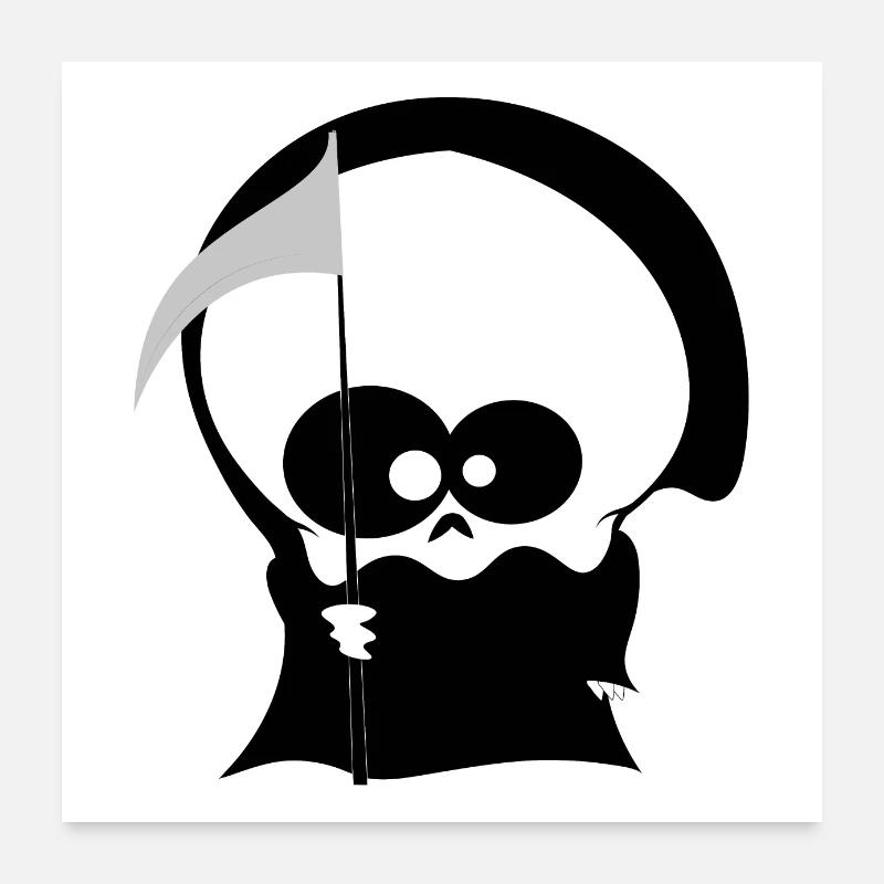 Death Poster 24" x 24" (60x60 cm)
