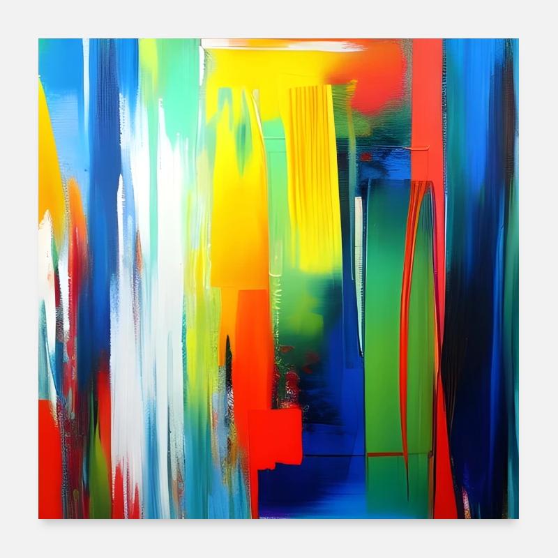 Modern Abstract Art, Design, Paintings Poster 24" x 24" (60x60 cm)