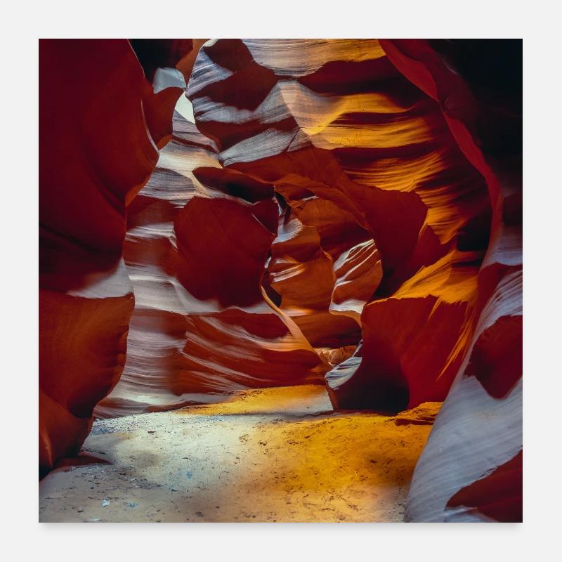 Antelope Canyon Poster 60x60 cm