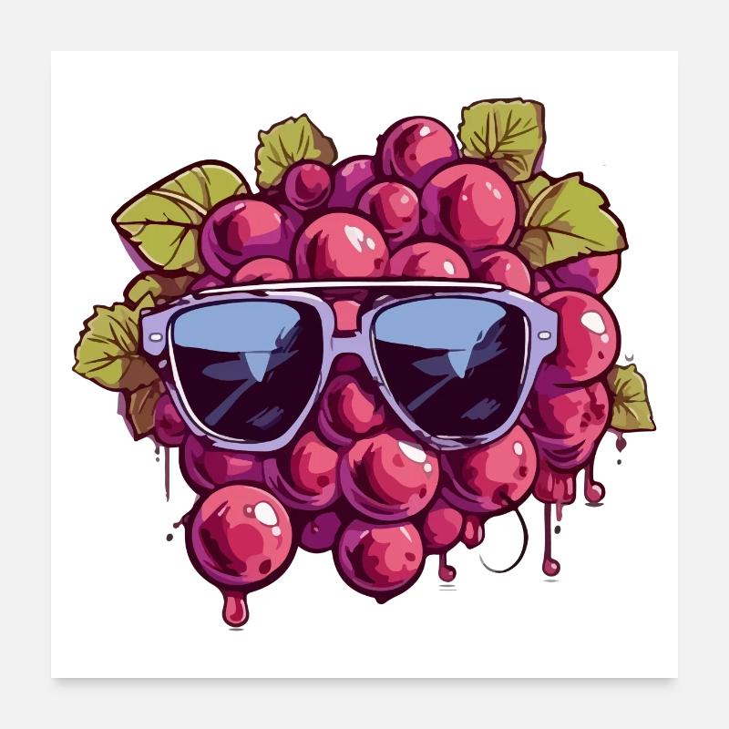 Traube Maria Trauben Poster 60x60 cm