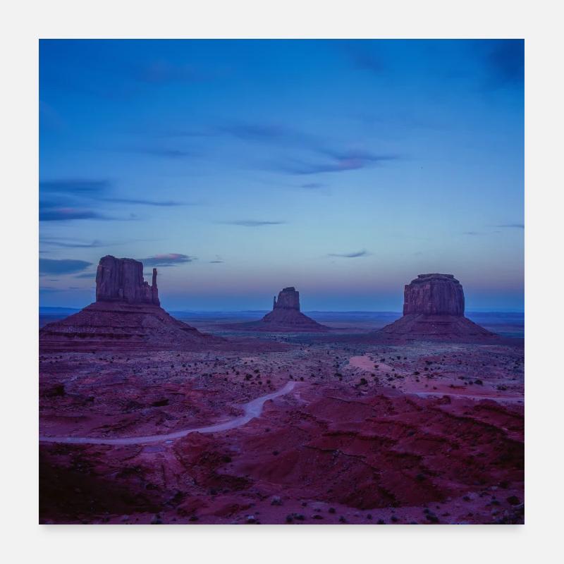 Vallée des Monuments Poster 60 x 60 cm