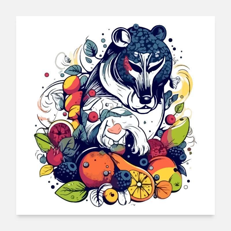 Dido the gorilla Poster 24" x 24" (60x60 cm)