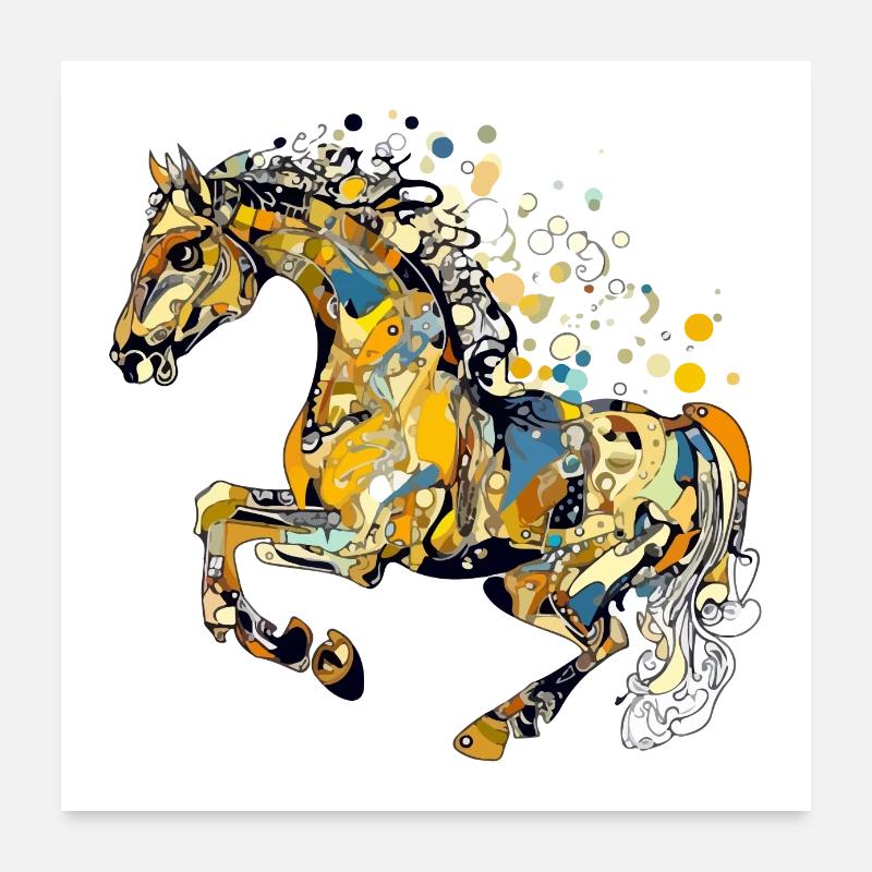 Gadros the horse Poster 24" x 24" (60x60 cm)