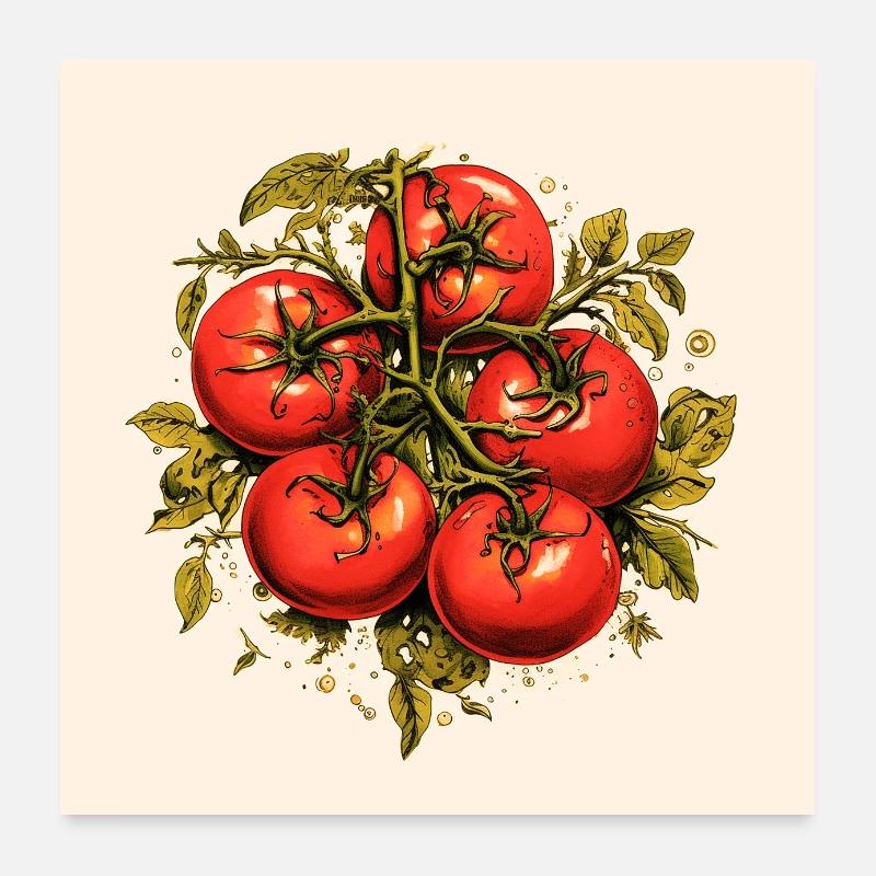 Tomatoes Poster 24" x 24" (60x60 cm)