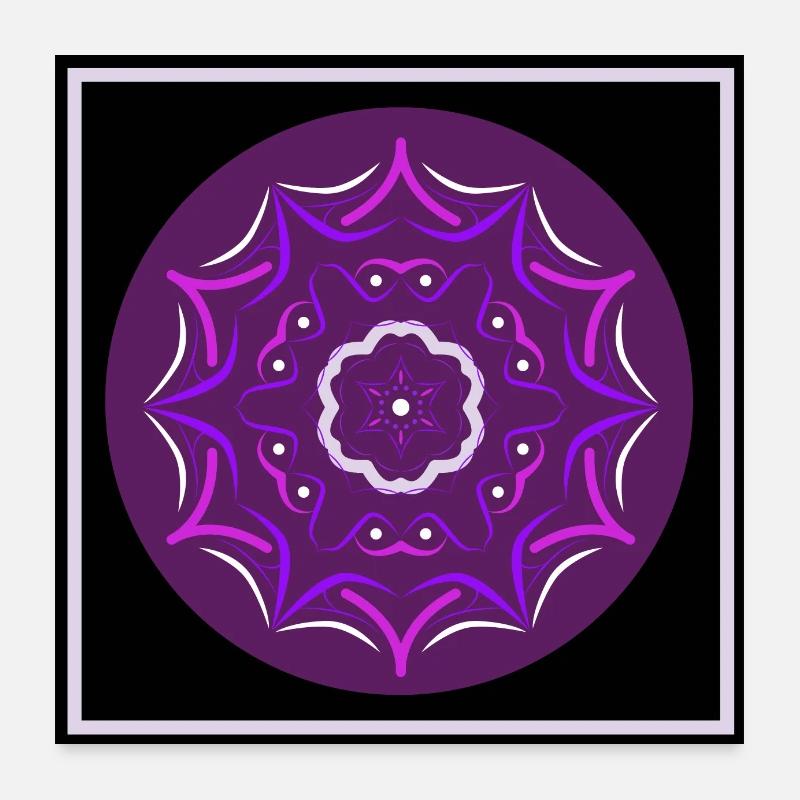 Mandala Poster 60 x 60 cm