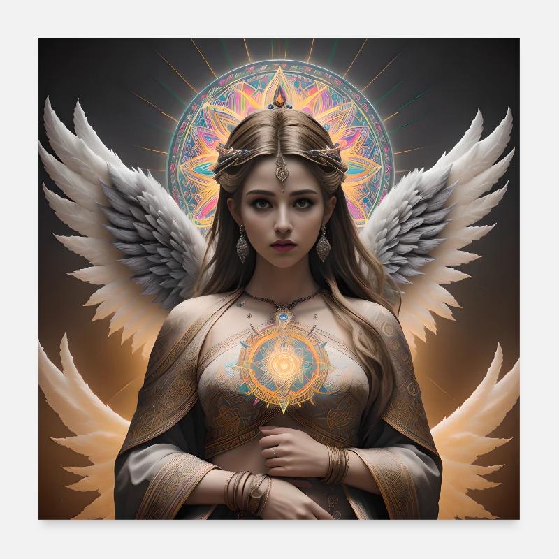 Schutzengel Poster 60x60 cm