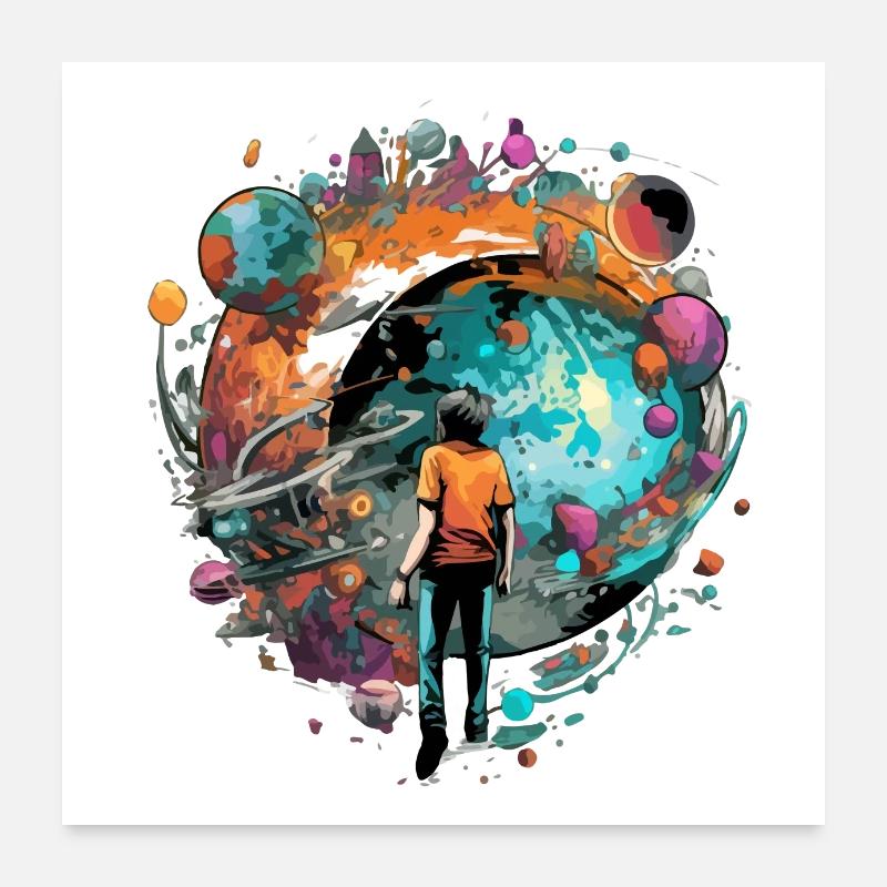 Un monde de possibilitées Poster 60 x 60 cm