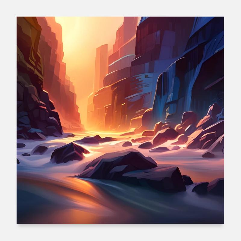 Rift Poster 60x60 cm