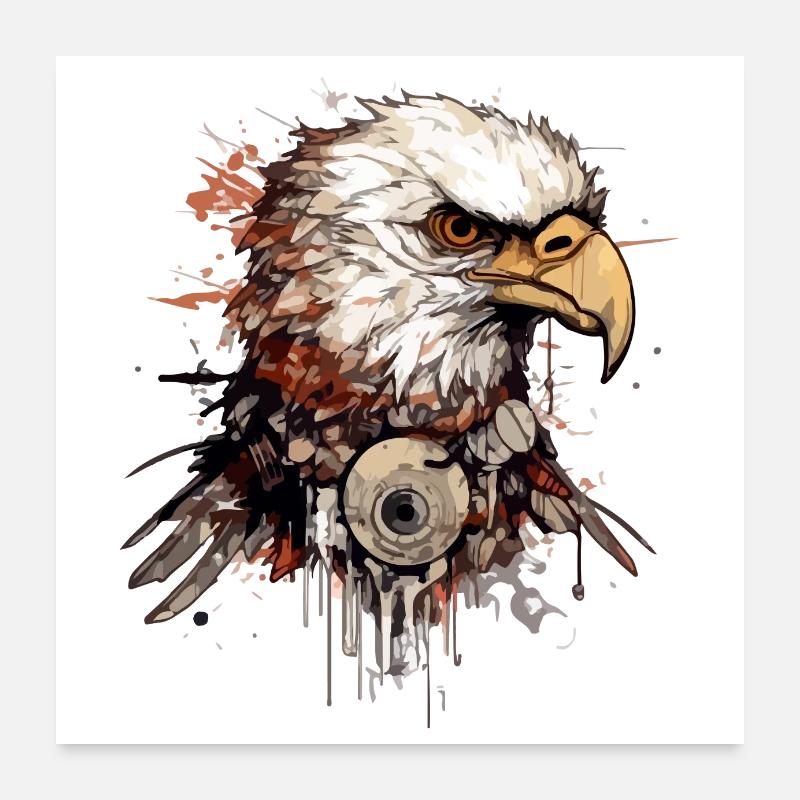 Jirko l'aigle royal Poster 60 x 60 cm