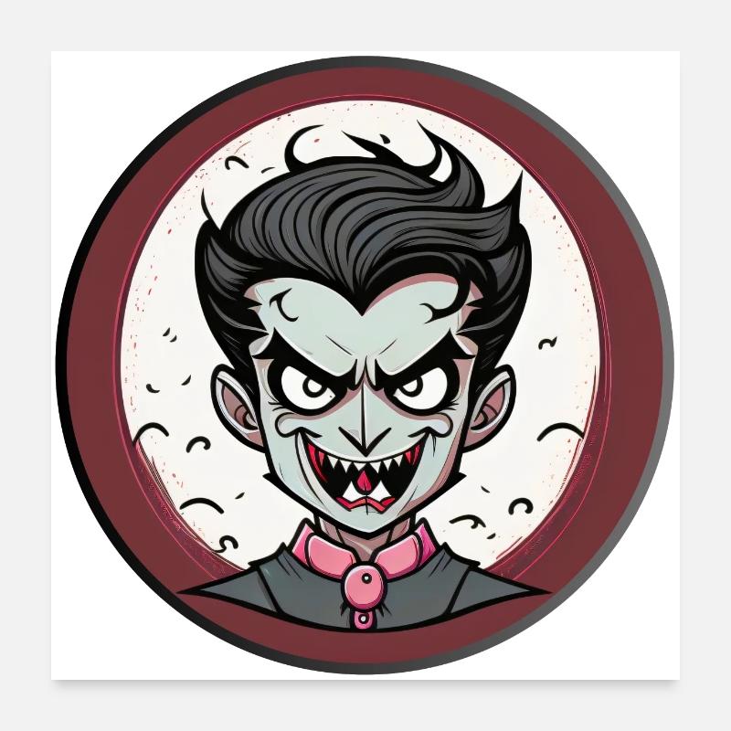 Sympathetic vampire Poster 24" x 24" (60x60 cm)