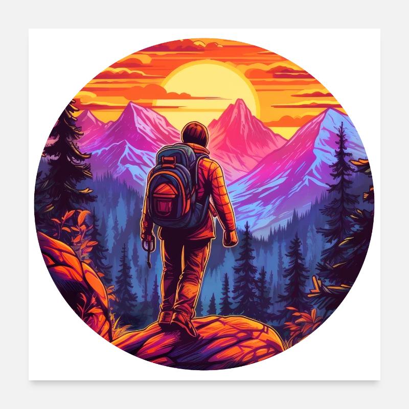 Epic Adventure Quest #adventure Poster 24" x 24" (60x60 cm)