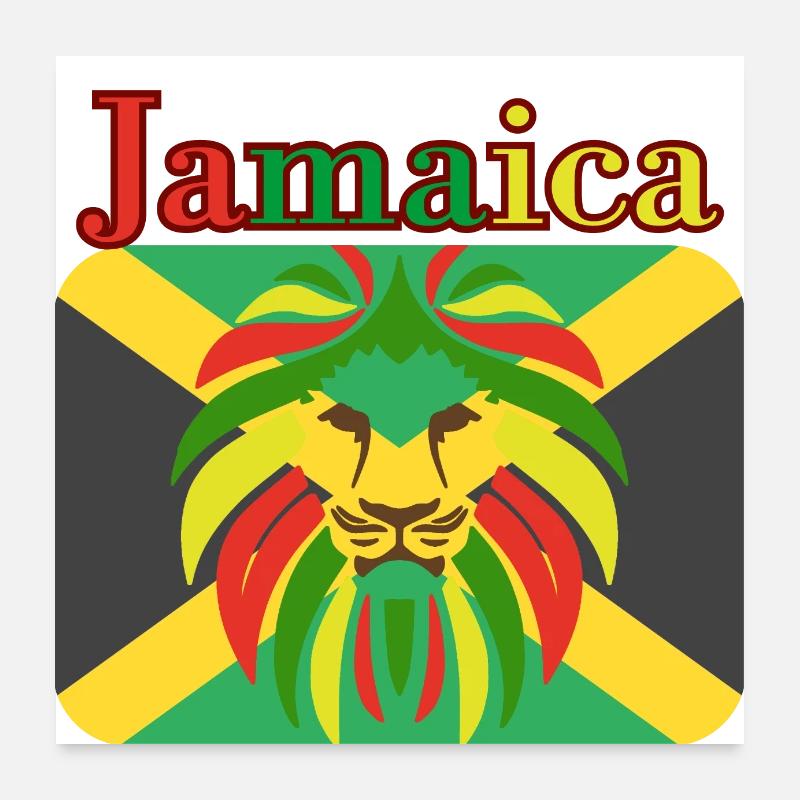 Jamaica Poster 24" x 24" (60x60 cm)