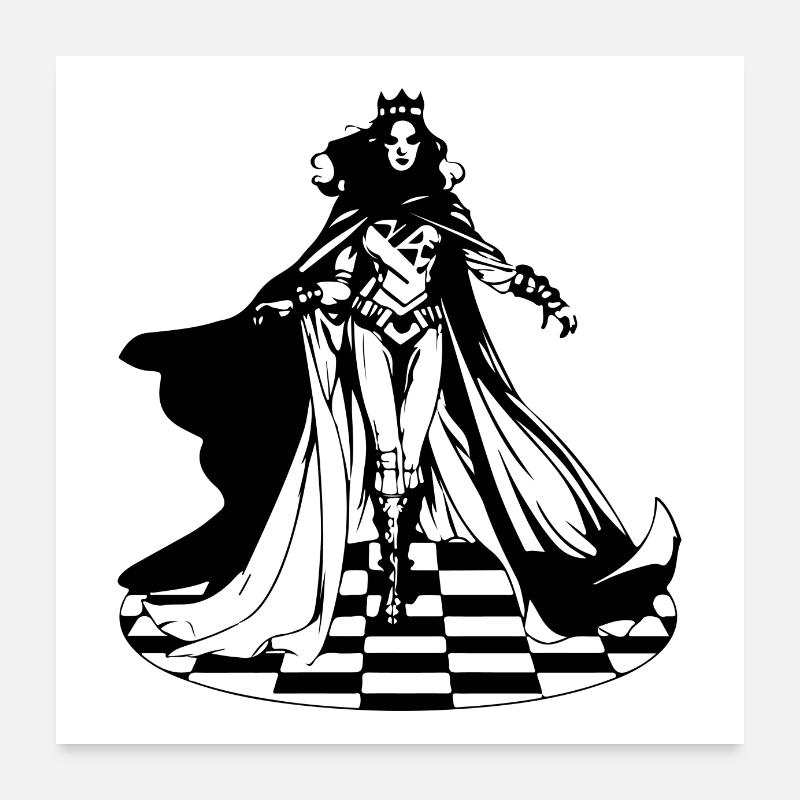 Super Queen No. 2 Poster 24" x 24" (60x60 cm)