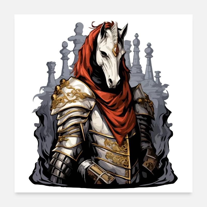 Der Ritterritter Poster 60x60 cm